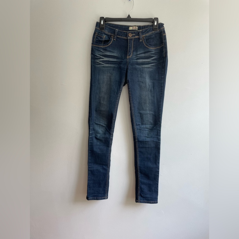Girl’s Dark Blue Denim Jeans